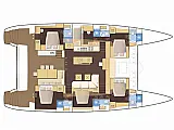 Lagoon 620  - Layout image