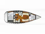 Sun Odyssey 32 - Layout image