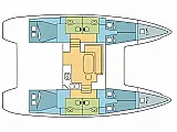 Lagoon 400 - Layout image