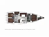 Bavaria Cruiser 56 - Layout image