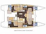 Lagoon 52F - Layout image