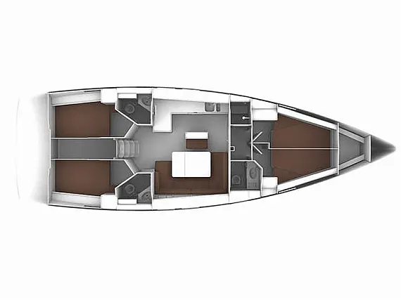 Bavaria Cruiser 46 Style - Layout image