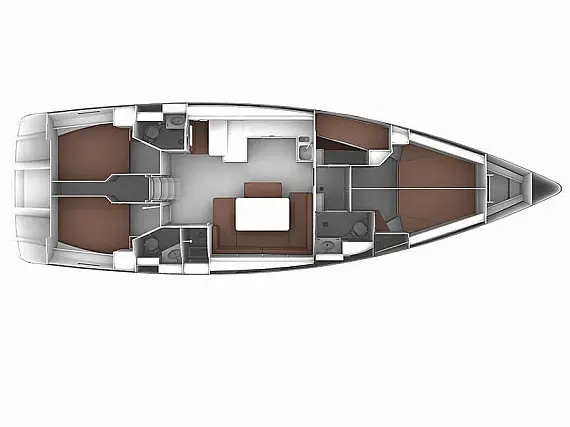 Bavaria Cruiser 51 /5cab - Layout image