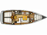 Sun Odyssey 409 - Layout image