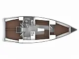 Bavaria Cruiser 37 (3 cab.) - Layout image