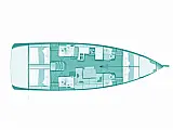 Sun Odyssey 490 - Layout image