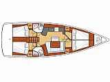Oceanis 45 - Layout image