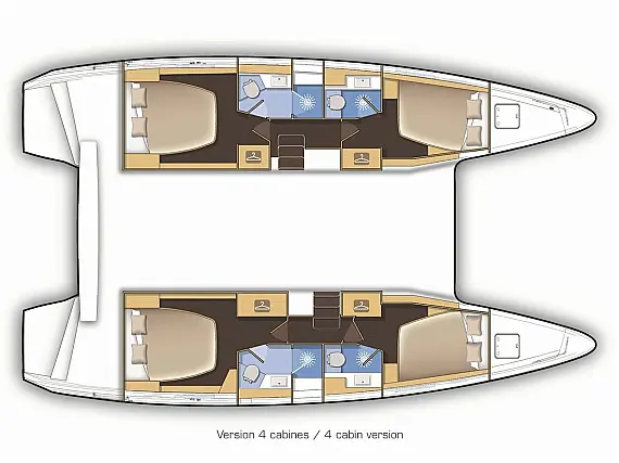 Lagoon 42 A/C & GEN - Layout image