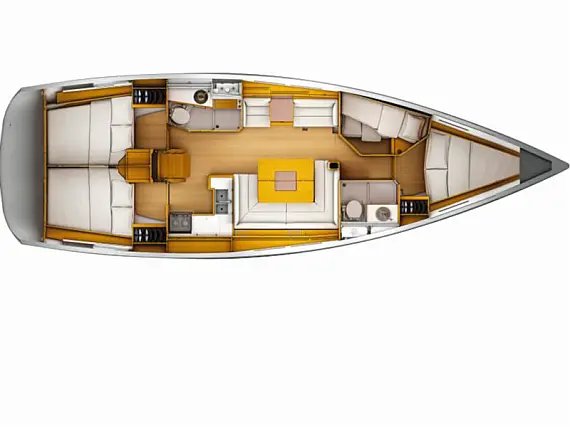 Sun Odyssey 449 - Layout image