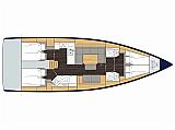 Bavaria C45 - Layout image