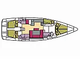 Bavaria Cruiser 51 - Layout image