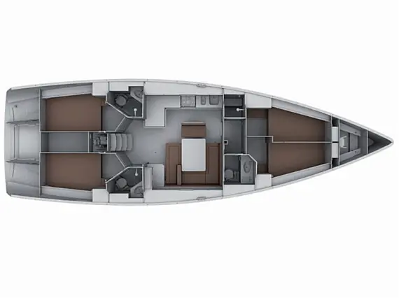 Bavaria Cruiser 45 - Layout image