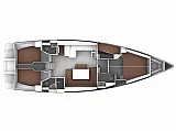 Bavaria  Cruiser 51 - Layout image