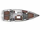 Bavaria  Cruiser 51 - Layout image