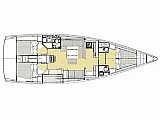 Dufour 520 GL - [Layout image]
