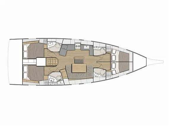 Oceanis 46.1 - Layout image