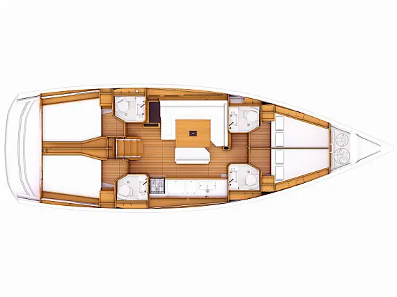 Sun Odyssey 479- - Layout image