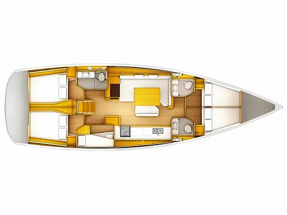 Sun Odyssey 509 - Internal image