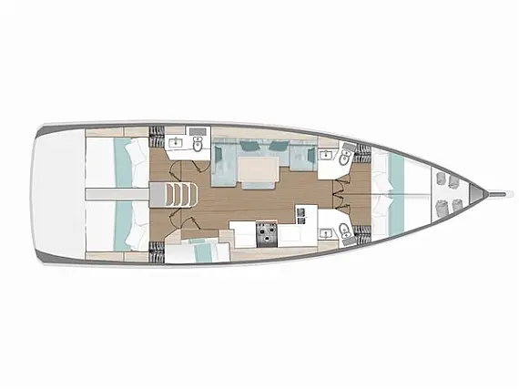 Oceanis 48 - Layout image
