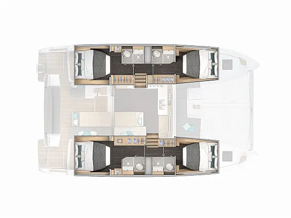 Lagoon 43 - Layout image