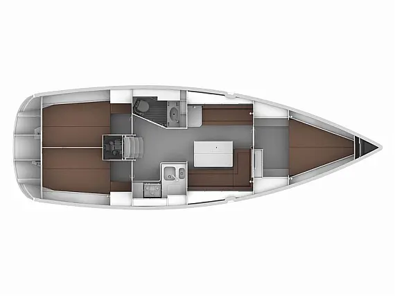 Bavaria Cruiser 36 - Layout image