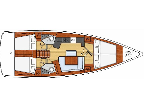 Oceanis 45 - Layout image