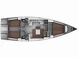 Bavaria C45 Style - Layout image