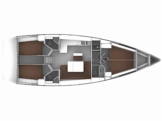 Bavaria Cruiser 46 - Layout image