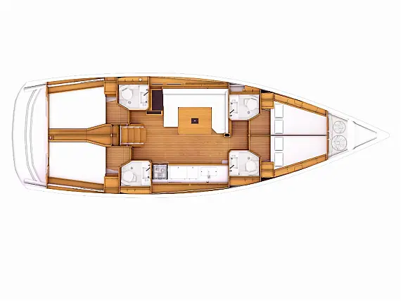 Sun Odyssey 479 - Layout image