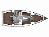 Bavaria Cruiser 37 - Layout image