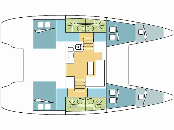 Lagoon 39 - Layout image