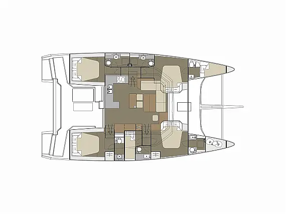 Dufour 48 - Layout image