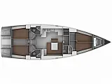Bavaria Cruiser 45 - Layout image