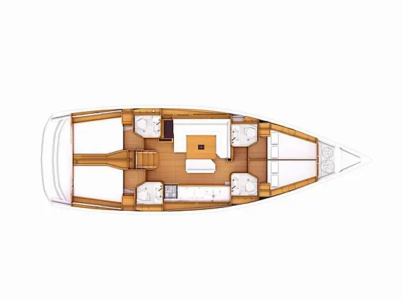 Sun Odyssey 479 - Layout image