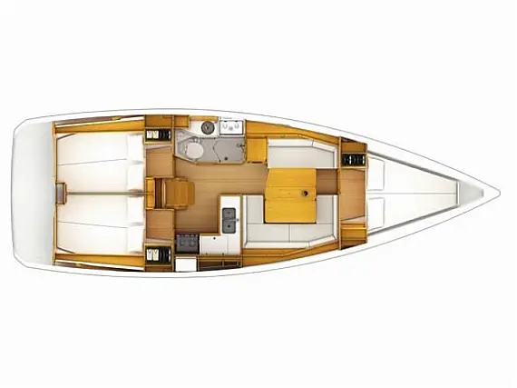 Jeanneau Sun Odyssey 379 - Layout image
