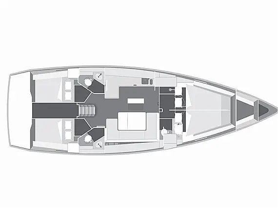 Bavaria Cruiser 46 - Layout image