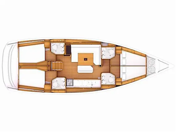 Jeanneau Sun Odyssey 469 - Layout image